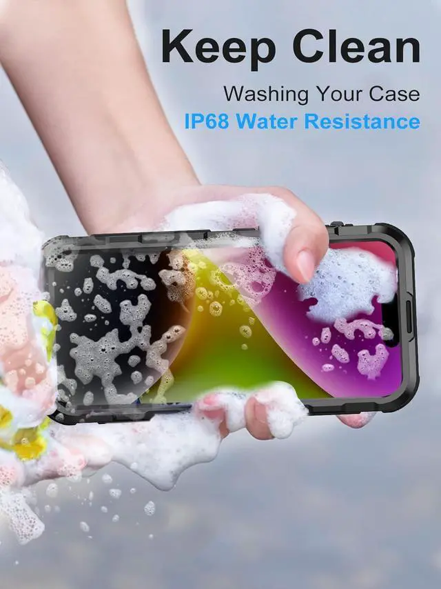 Alt view image 7 of 7 - Waterproof Case for iPhone 15 Plus 6.7 inch, Built-in Screen Protector, [IP68 Water Proof] [14FT Military Grade Shockproof] Metal Full Body Aluminum Protective Drop Protection Cover for iPhone 15 Plus