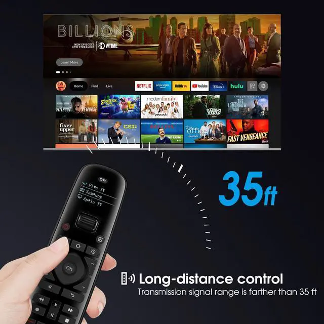Alt view image 4 of 7 - Sofabaton Universal Remote Control with Smartphone APP, Long Range Infrared, All in One Universal Remote Control Compatible for Smart TVs/DVD/Projector/Streaming Players