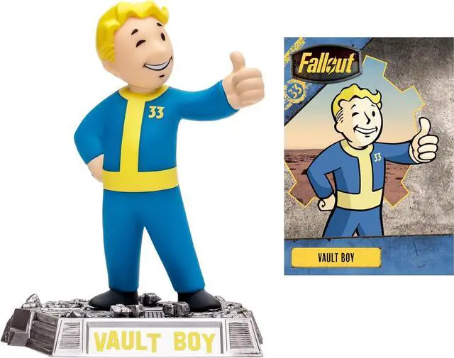 Alt view image 3 of 5 - McFarlane Toys Movie Maniacs - Fallout Vault Boy 6in Posed Figure