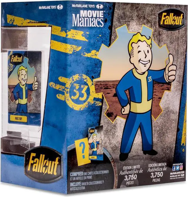 Alt view image 5 of 5 - McFarlane Toys Movie Maniacs - Fallout Vault Boy 6in Posed Figure