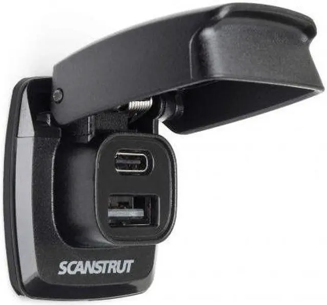 Alt view image 2 of 4 - Scanstrut SC-USB-F1 Flip Pro Fast Charge Dual USB Socket