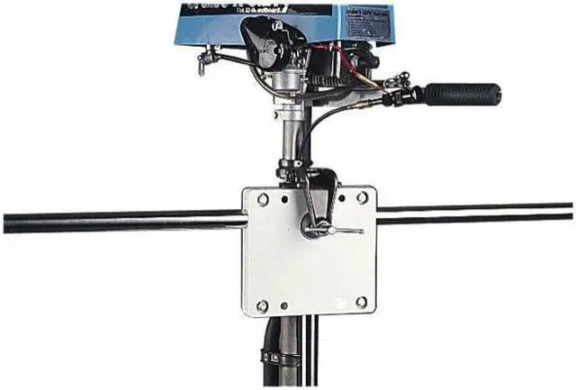 Alt view image 4 of 5 - SEADOG Motor Bracket Rail MNT Poly WHT