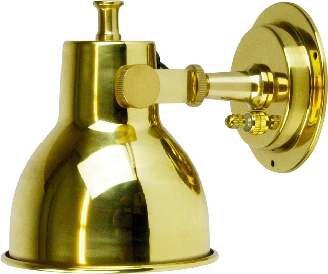 Alt view image 12 of 13 - Sea-Dog Brass Berth Light - Small