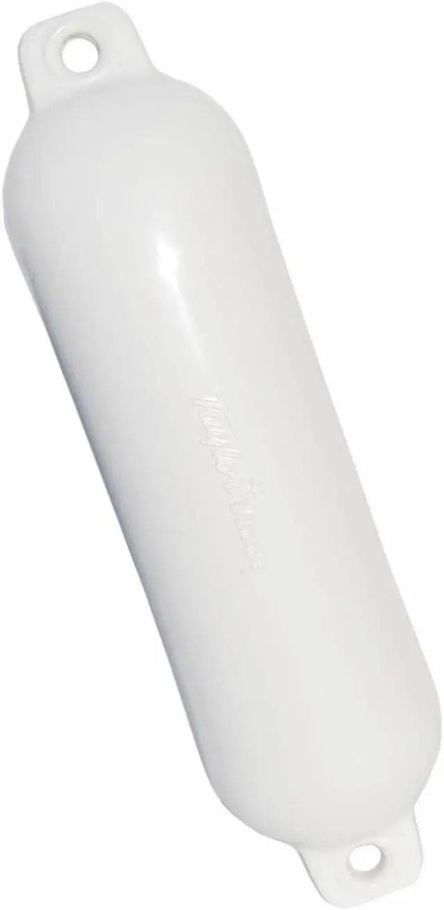 Alt view image 8 of 8 - Taylor Made 1023 Hull Gard Inflatable Vinyl Fenders - White, 6.5" x 23"