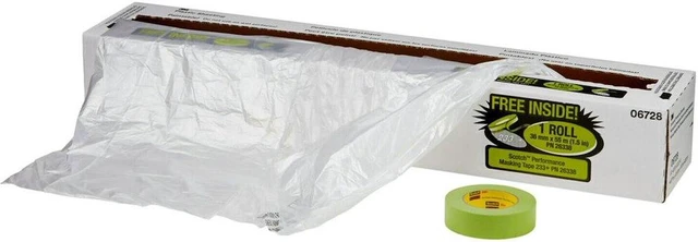 Alt view image 2 of 2 - 3M 06728 Automotive Overspray Protective Sheeting 16' x 350'