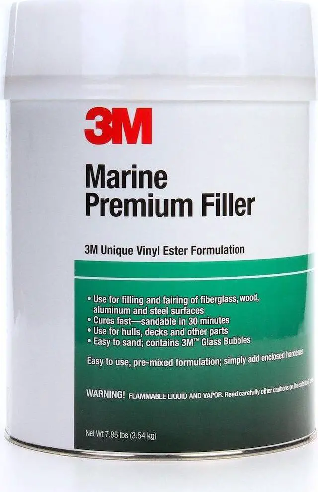 Alt view image 4 of 4 - 3M Marine Premium Filler, 46005 1 qt