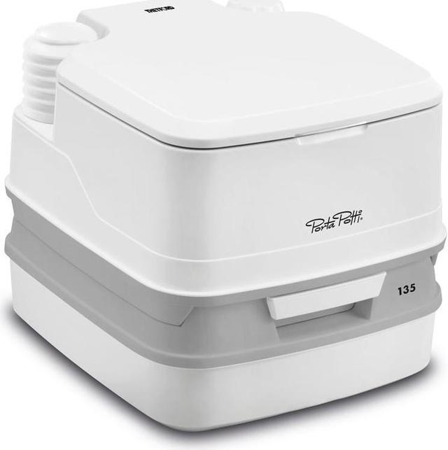 Alt view image 8 of 8 - Thetford 92860 135 2.6 Gallon Porta Potti with Rotating Pour Spout, White