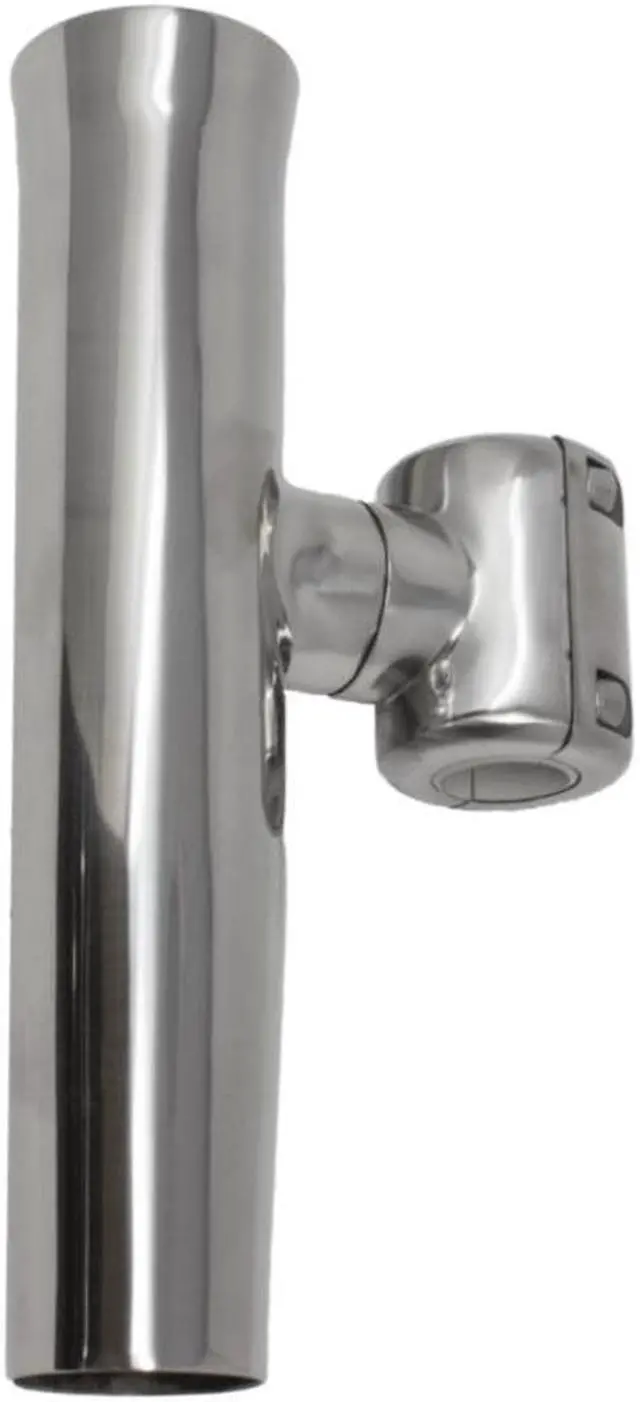Alt view image 8 of 8 - TACO METALS TACO STAINLESS STEEL CLAMP-ON ADJUSTABLE ROD HOLDER F16-2600POL-1