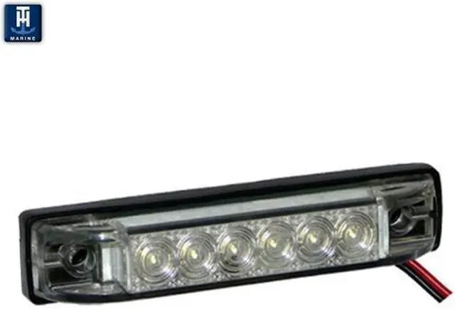 Alt view image 4 of 4 - T-H Marine LED-51800-DP LED Slim Line Utility Strip Lights, 4" - Clear