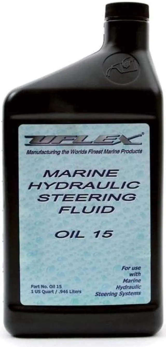 Alt view image 6 of 6 - UFLEX HYDRAULIC OIL 1 QUART OIL15