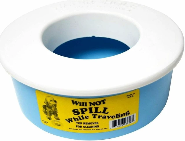 Alt view image 4 of 4 - Valterra A72 Spill-Proof Pet Dish, Blue