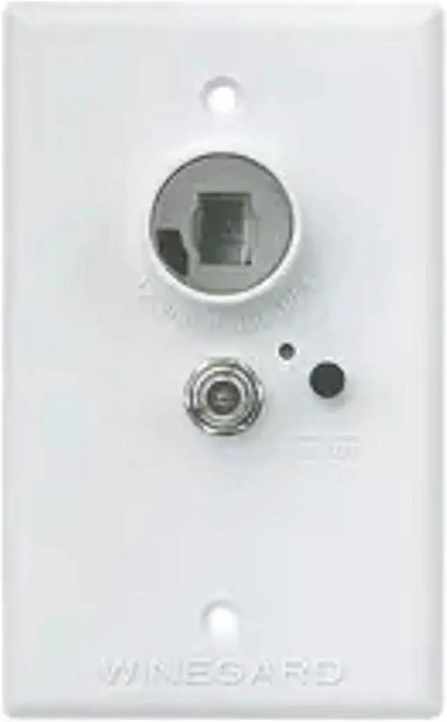 Alt view image 6 of 6 - RV Motorhome Trailer 12 Volt DC Power Receptacle With PolyFuse In Flush Mounted Wall Plate, White