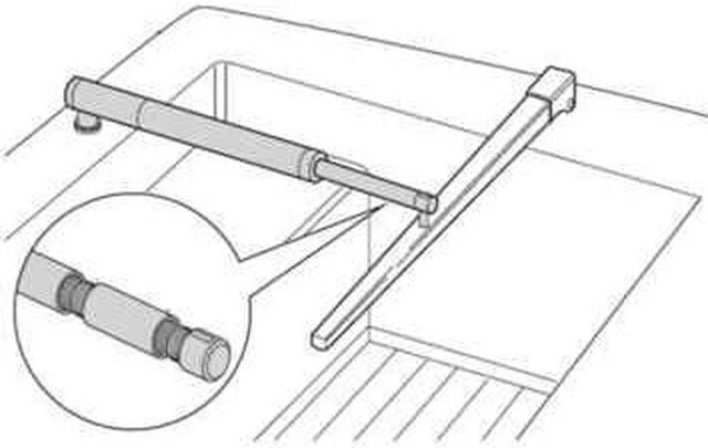 Alt view image 4 of 4 - RAY-D006 Raymarine Tiller Pilot Pushrod Extension, 4"