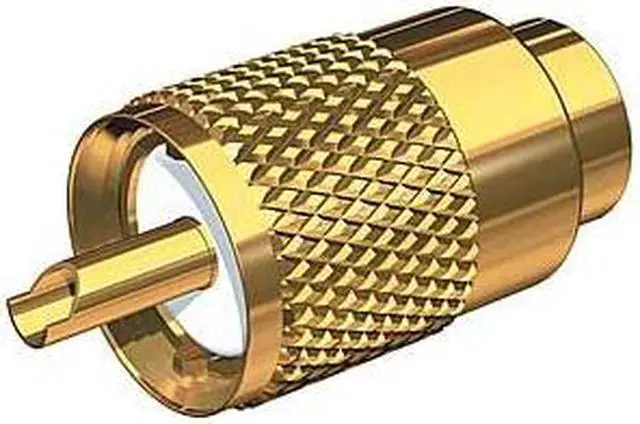 Alt view image 5 of 5 - SHAKESPEARE PL259 GOLD PLATED CONNECTOR F/RG58