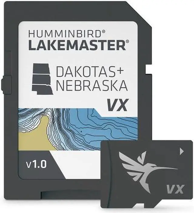 Alt view image 7 of 8 - Humminbird Lakemaster VX Dakotas and Nebraska microSD