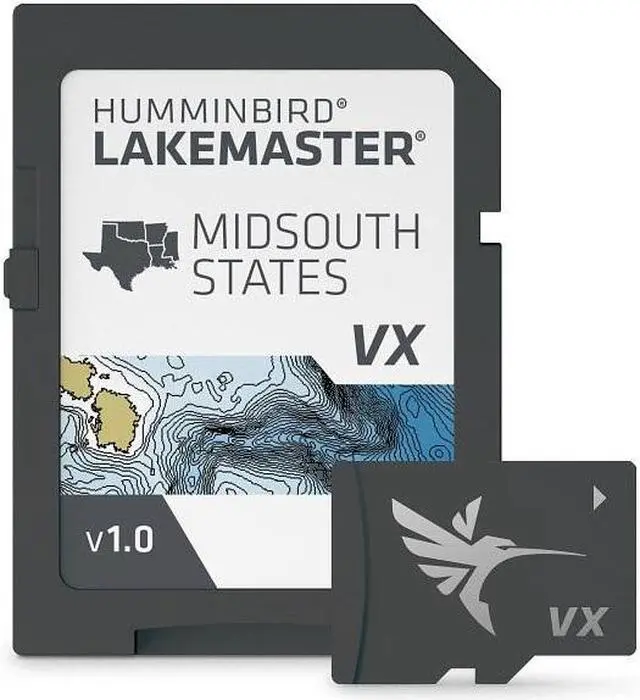 Alt view image 7 of 8 - Humminbird Lakemaster VX Mid-South States microSD