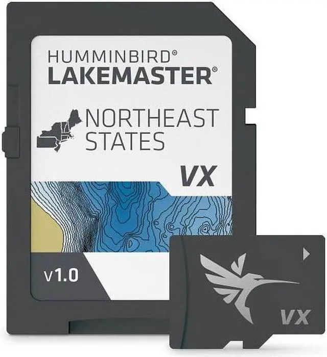 Alt view image 6 of 7 - Humminbird Lakemaster VX Northeast States microSD