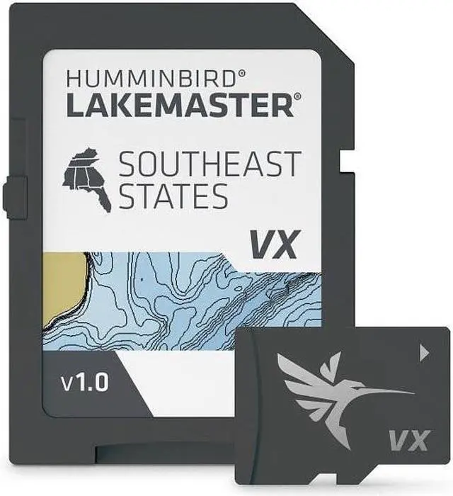 Alt view image 6 of 7 - Humminbird Lakemaster VX Southeast States microSD
