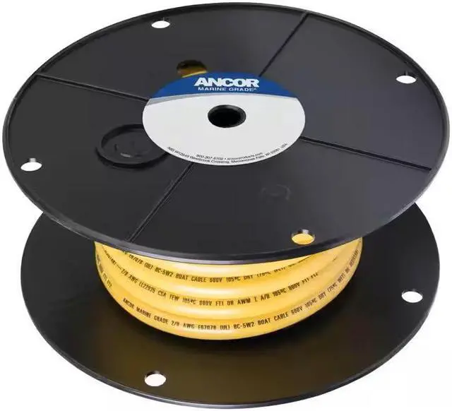 Alt view image 6 of 7 - ANCOR YELLOW 25' 2/0 AWG WIRE