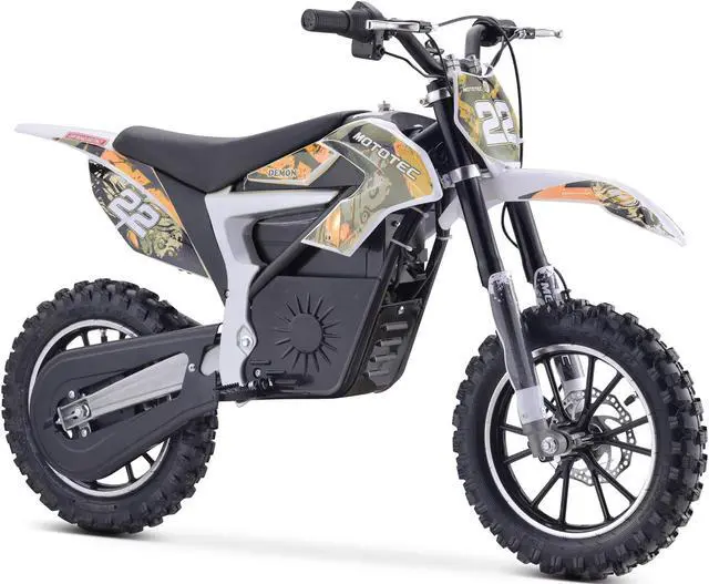Alt view image 5 of 8 - 36v 500w Demon Electric Dirt Bike Lithium Orange