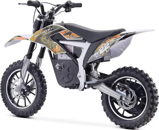 Alt view image 8 of 8 - 36v 500w Demon Electric Dirt Bike Lithium Orange