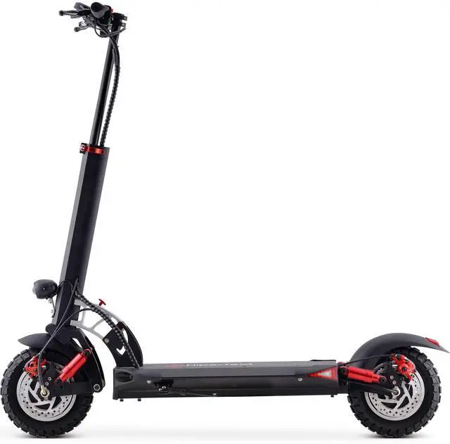 Alt view image 9 of 14 - MotoTec Thor 60v 2400w Lithium Electric Scooter Black