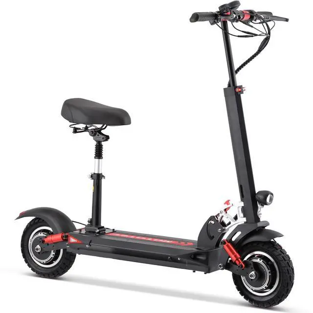 Alt view image 11 of 14 - MotoTec Thor 60v 2400w Lithium Electric Scooter Black