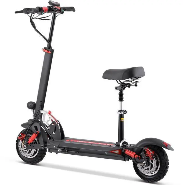 Alt view image 13 of 14 - MotoTec Thor 60v 2400w Lithium Electric Scooter Black