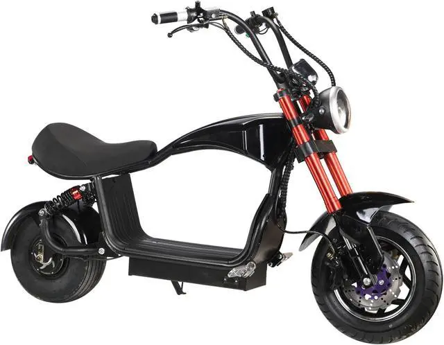Alt view image 9 of 14 - MotoTec Mini Lowboy 48v 800w Lithium Scooter Black