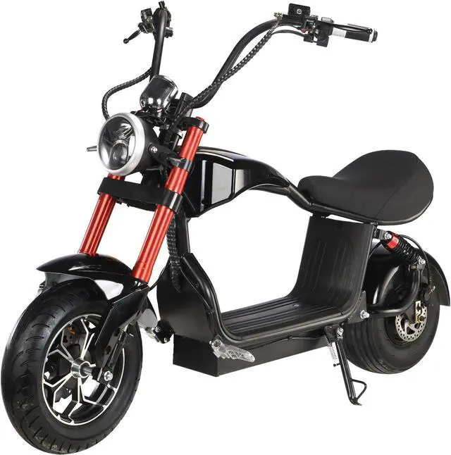 Alt view image 11 of 14 - MotoTec Mini Lowboy 48v 800w Lithium Scooter Black