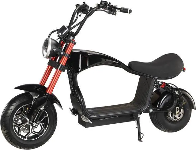 Alt view image 12 of 14 - MotoTec Mini Lowboy 48v 800w Lithium Scooter Black