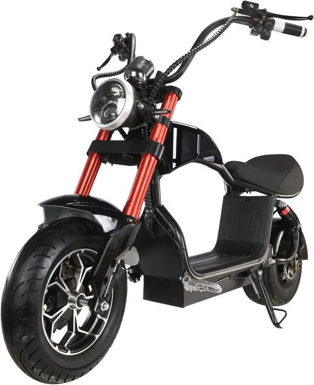 Alt view image 13 of 14 - MotoTec Mini Lowboy 48v 800w Lithium Scooter Black