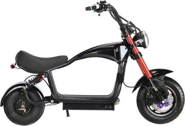 Alt view image 14 of 14 - MotoTec Mini Lowboy 48v 800w Lithium Scooter Black