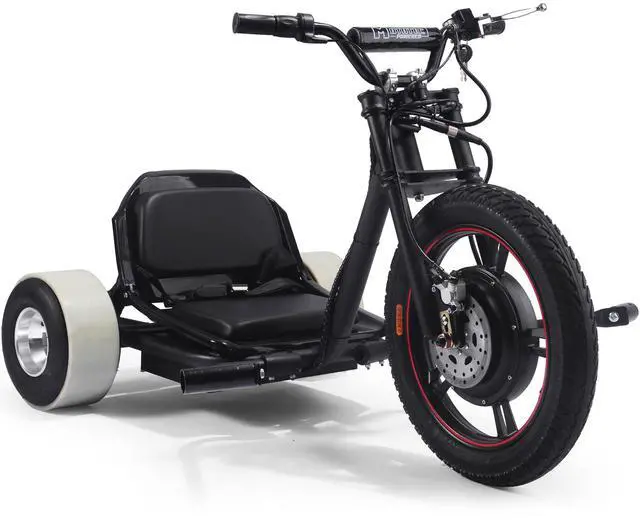 Alt view image 6 of 11 - MotoTec Drifter 48v 800w Electric Trike Lithium