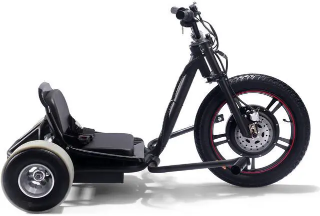 Alt view image 9 of 11 - MotoTec Drifter 48v 800w Electric Trike Lithium