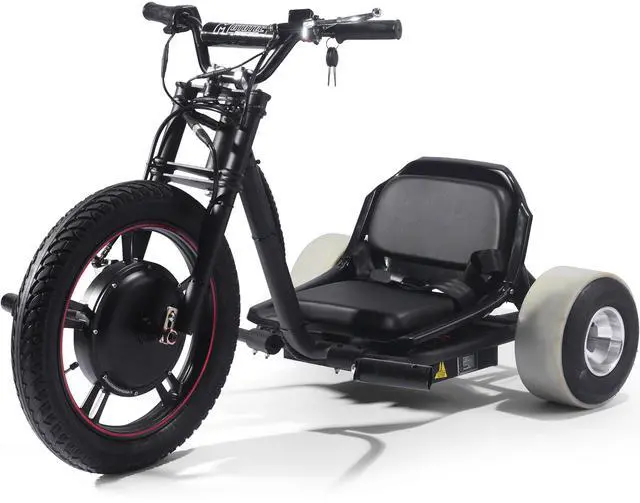 Alt view image 7 of 11 - MotoTec Drifter 48v 800w Electric Trike Lithium
