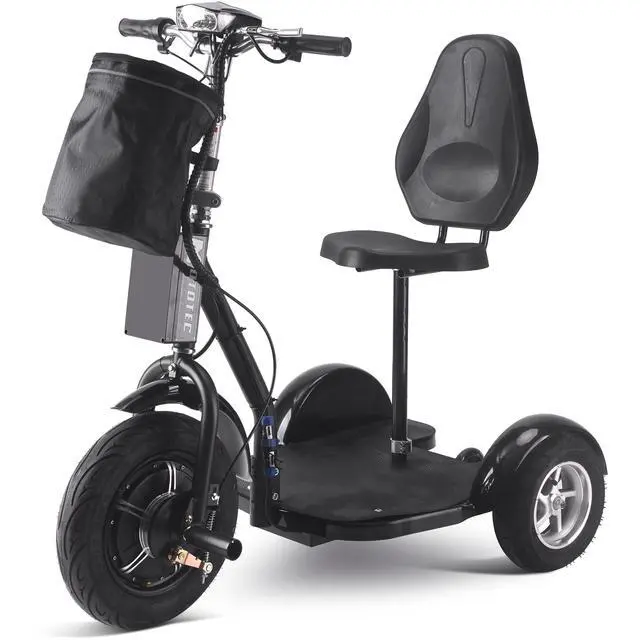 Alt view image 7 of 13 - MotoTec Electric Trike 48v 1000w Lithium Black