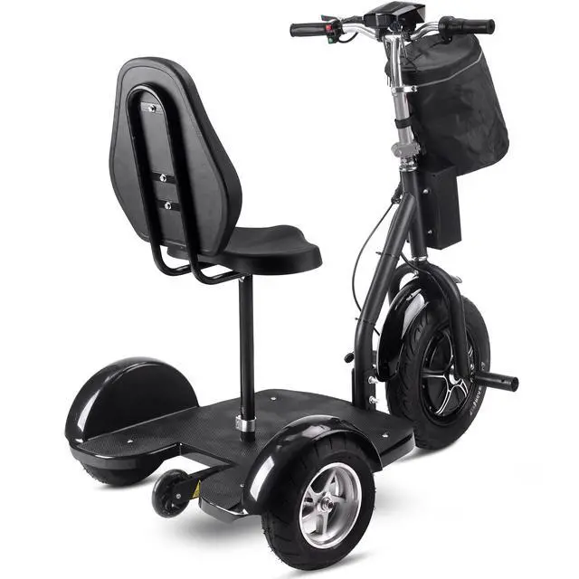Alt view image 10 of 13 - MotoTec Electric Trike 48v 1000w Lithium Black