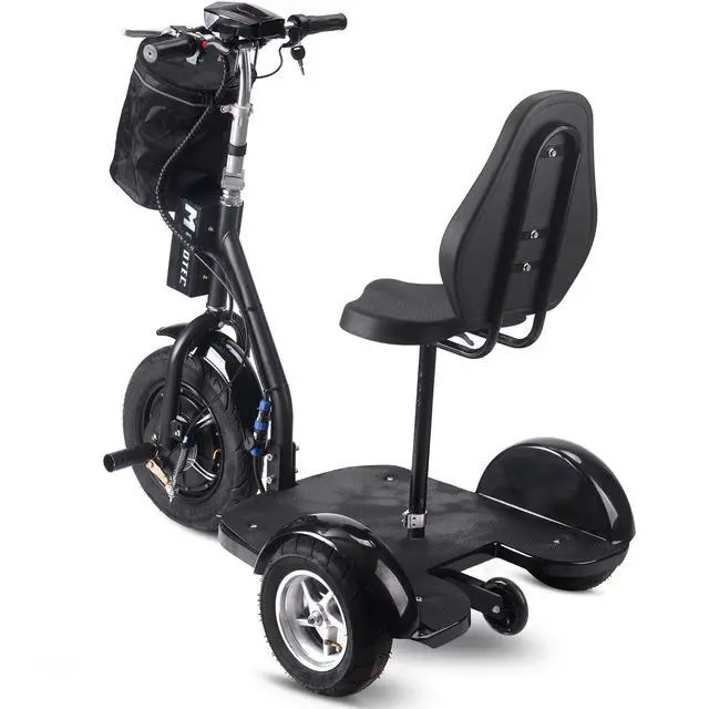 Alt view image 11 of 13 - MotoTec Electric Trike 48v 1000w Lithium Black