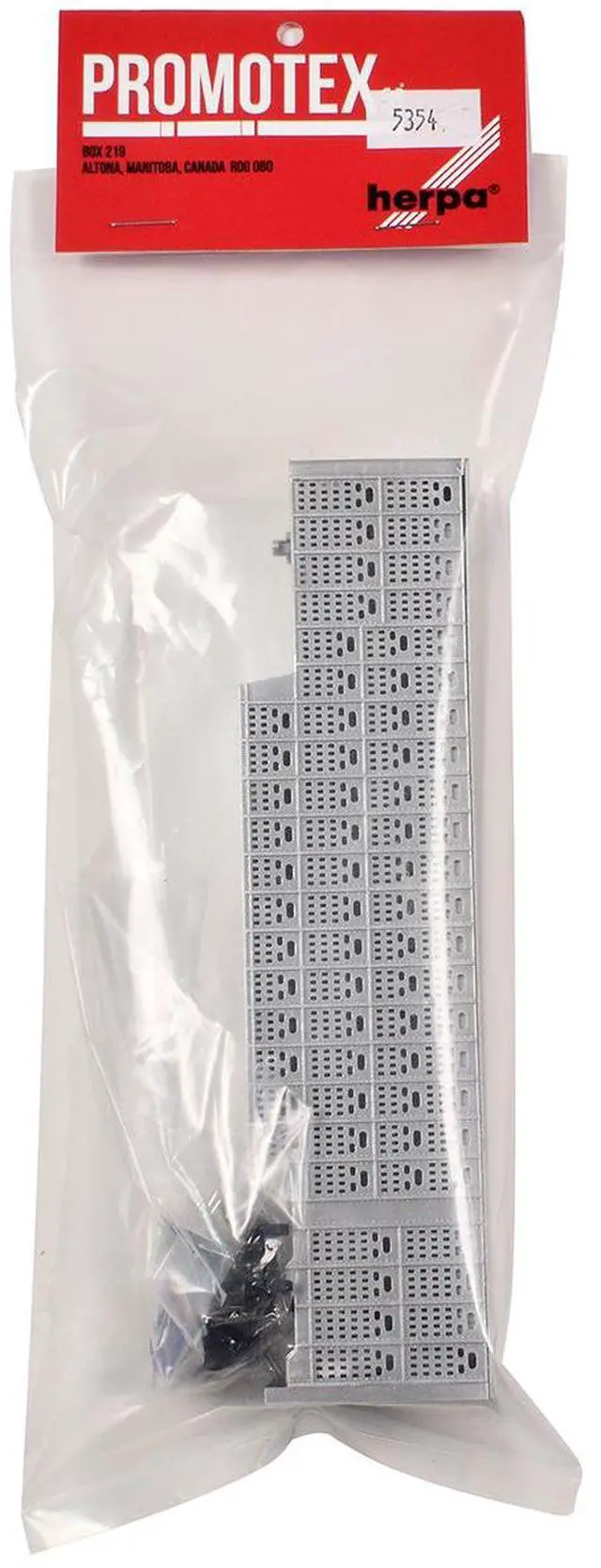 Alt view image 8 of 9 - Livestock Trailer Silver 1/87 (HO) Plastic Model by Promotex