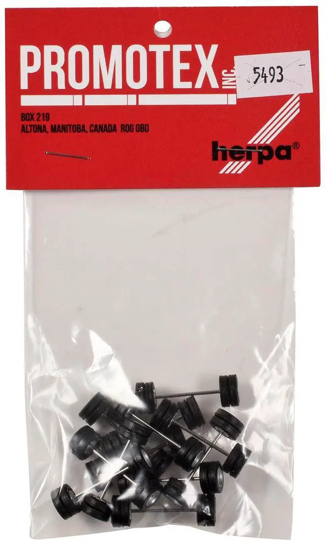 Alt view image 9 of 9 - Goldhofer Trailer Wheelsets (12 Sets) 1/87 (HO) Plastic Model by Promotex