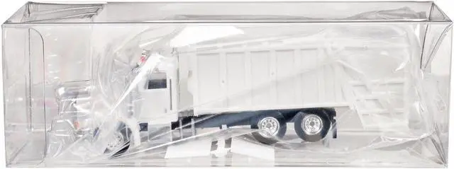 Alt view image 9 of 9 - Peterbilt 367 Garbage Truck White 1/87 (HO) Plastic Model Car by Promotex