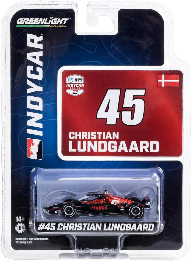 Alt view image 4 of 4 - Dallara IndyCar #45 "Hy-Vee" Rahal Letterman Lanigan Racing "NTT IndyCar Series" (2023) 1/64 Diecast Model Car by Greenlight