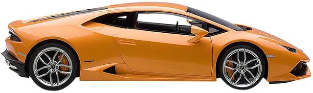 Alt view image 5 of 9 - Lamborghini Huracan LP610-4 Arancio Borealis 4-Layer/Pearl Metallic Orange 1/12 Model Car by Autoart