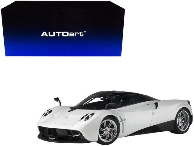 Alt view image 5 of 8 - Pagani Huayra White 1/12 Model Car by Autoart