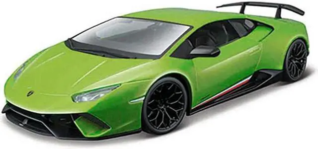 Alt view image 4 of 6 - Lamborghini Huracan Performante Green "Speed Icons" Series 1/64 Diecast Model car by Maisto