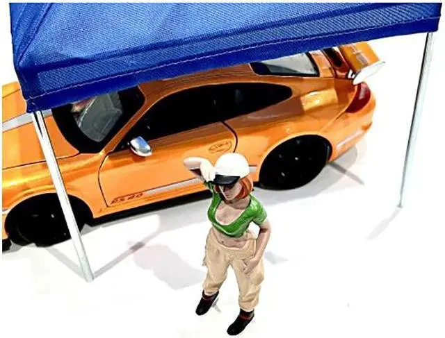 Alt view image 11 of 11 - "Hip Hop Girls" 4 Piece Figure Set for 1/18 Scale Models by American Diorama