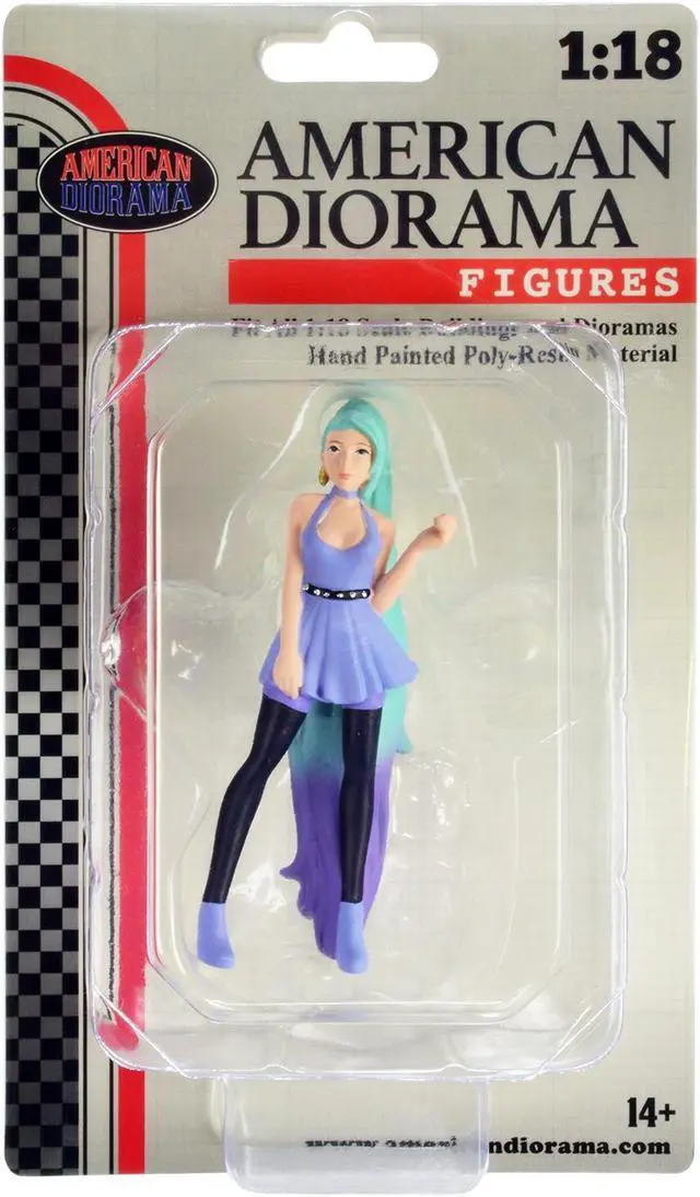 Alt view image 8 of 8 - "Cosplay Girls" Figure 4 for 1/18 Scale Models by American Diorama