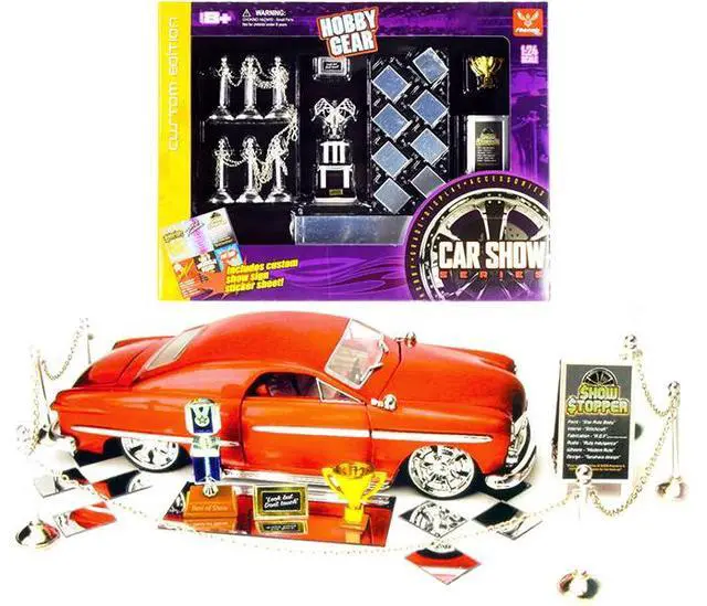 Alt view image 5 of 5 - "Car Show Trophy Winner" Accessories Set for 1/24 Model Cars by Phoenix Toys