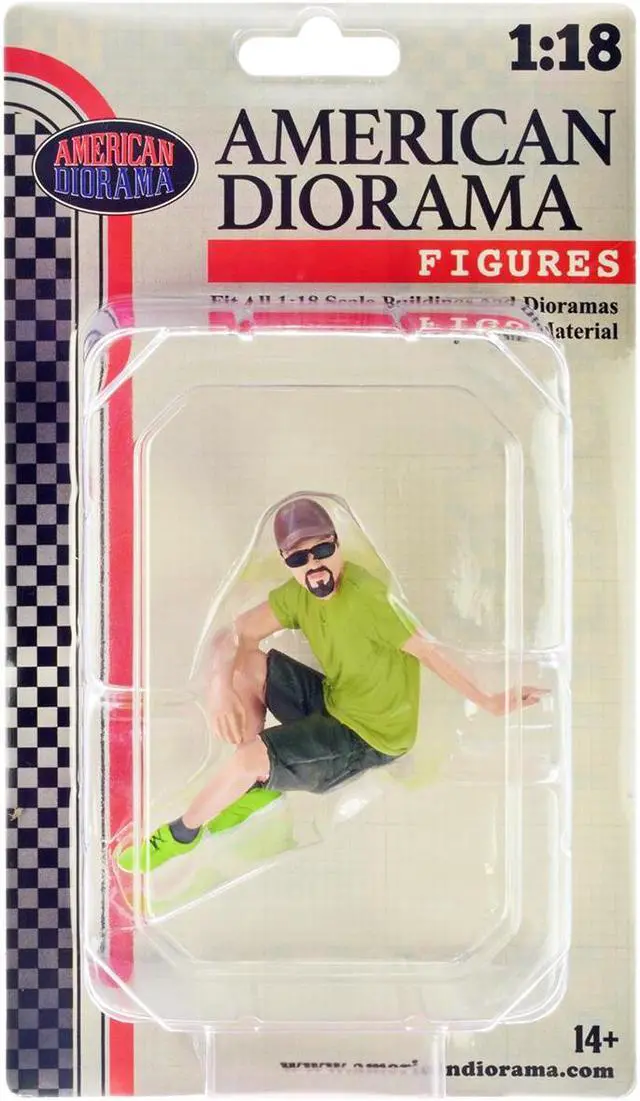 Alt view image 6 of 6 - "Figure18 Series 1" Figure 701 for 1/18 Scale Models by American Diorama